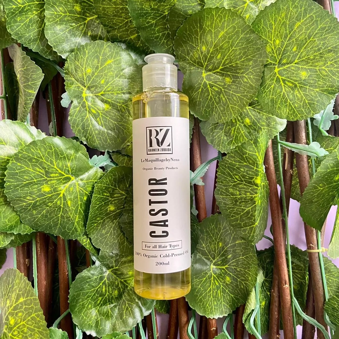 100 pure coldpressed castor oil.