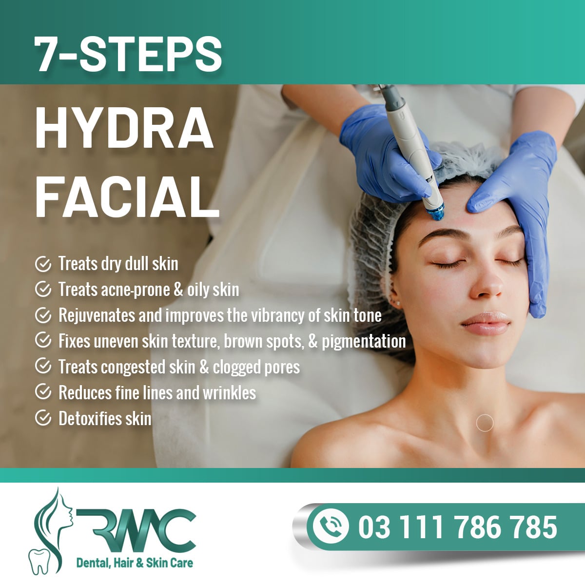 Best Hydrafacial in Islamabad,7 Steps Hydrafacial R M C