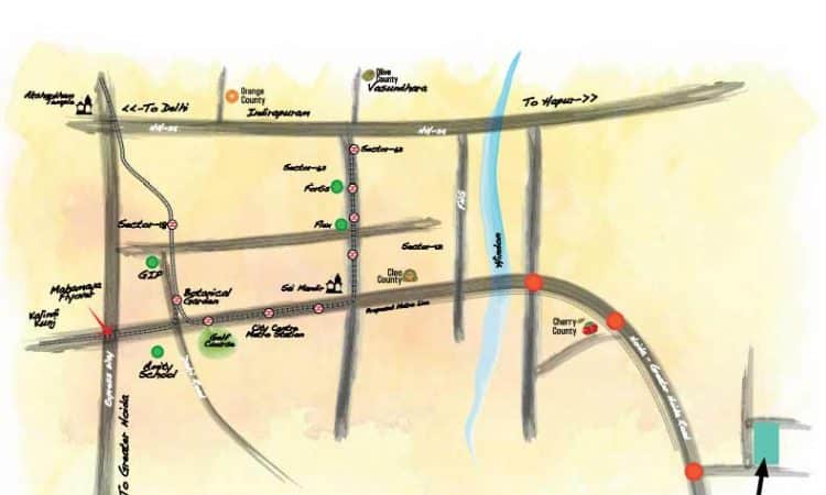 Coco County Location Map