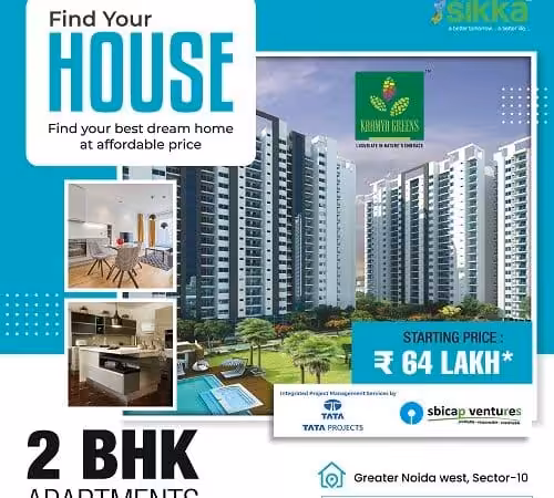 Sikka kamya green 2bhk luxury apartment in sector 10 Noida w