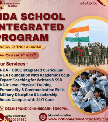 NDA School integrated program Nation Defence Academy