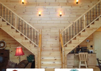 Rustic Elegance with Log Railings & Log Stair Systems 54 5. Custom Stair Systems