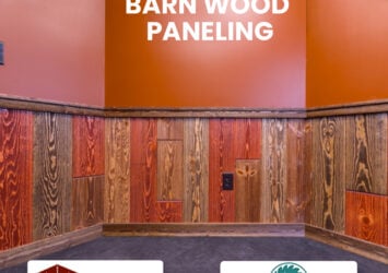 7. barn wood paneling