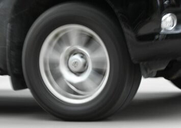 A Running Car Tires 1