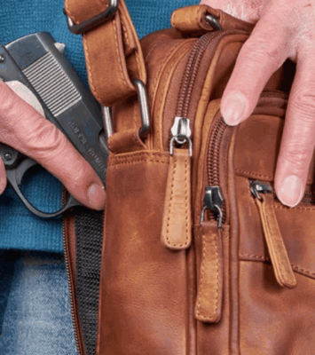 Concealed Carry Crossbody Bag Men