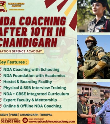 NDA after 10th in Chandigarh Nation Defence Academy