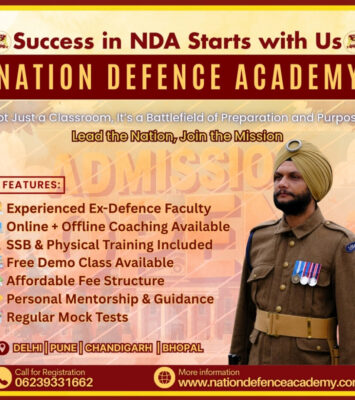 Success in NDA Starts with Us Nation Defence Academy