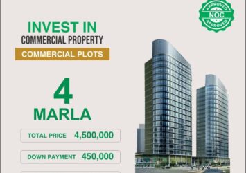 Kingdom valley 4 marla commercial plot for sale ideal locat