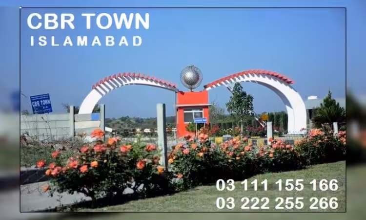 CBR Town 5 Marla plot for sale. all dues clear possession pl
