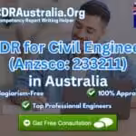 CDR for Civil Engineer (ANZSCO: 233211)