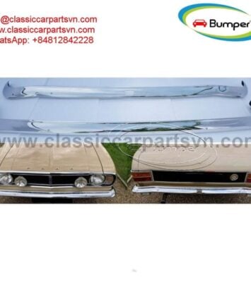 Ford Lotus Cortina MK2 bumpers 1966 1970 without over riders 1