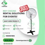 Pedestal Fan for Rent 1
