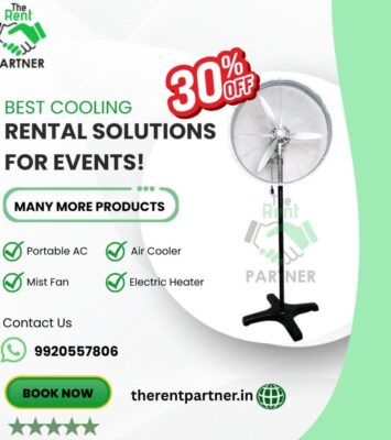 Pedestal Fan for Rent 1