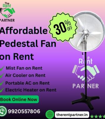 Affordable Pedestal Fan on Rent Book Online Now