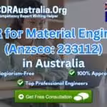 CDR for Material Engineer (ANZSCO: 233112) -CDRAustralia.Org