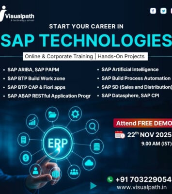 Grow Your Career Skills with Visualpaths Online SAP Training