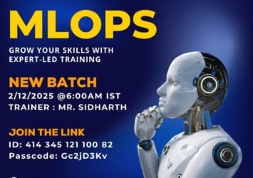 Join Our MLOps New Batch On 02nd December