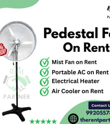 Pedestal Fan on Rent