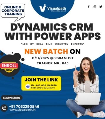 Visualpath Dynamics CRM with Power Apps Training Nov 11 Batch