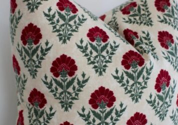 Block Print Pillow Designs