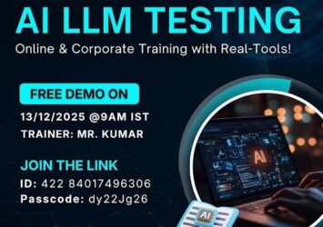 Join the AI LLM Testing Online Free Demo on December 13th!