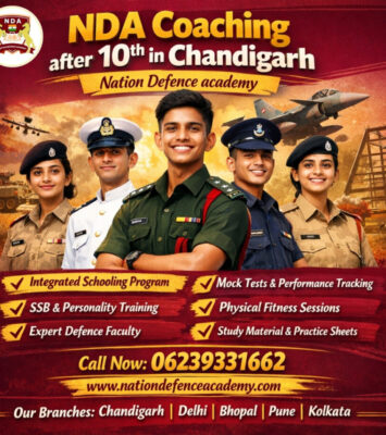 NDA Coaching with 11th in Chandigarh