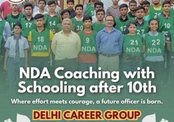 NDA Coaching with Schooling after 10th DCG