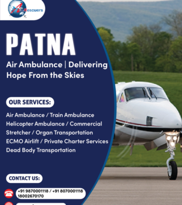 Patna Air Ambulance Delivering Hope From the Skies