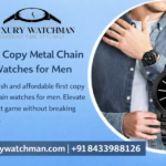 First Copy Metal Chain Watches for Men