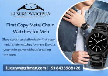 First Copy Metal Chain Watches for Men