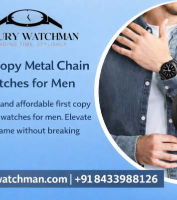 First Copy Metal Chain Watches for Men