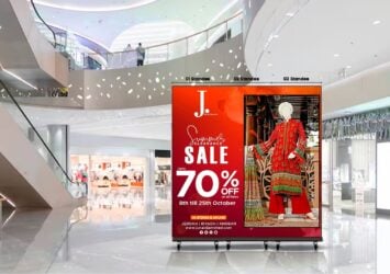 SMD Standee-High Brightness Digital Display for Businesses