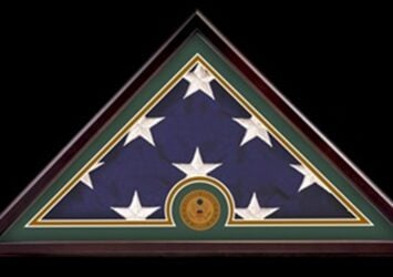 Military Flag Display Case