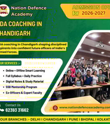 NDA Classes in Chandigarh- Nation Defence Academy