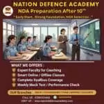 Enroll Now for NDA Preparation After 10th with Nation Defenc