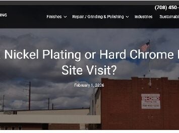 Want a Nickel Plating or Hard Chrome Plating Site Visit