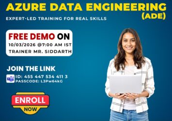 Azure Data Engineering Online Free Demo on March 10