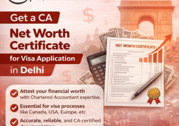 Get a CA Net Worth Certificate for Visa Application in Delhi