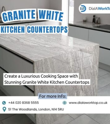 Granite White Kitchen Countertops | +44 020 83685555