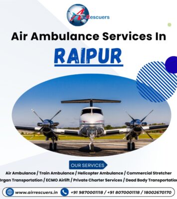 Rapid Medical Flights from Raipur You Can Depend On