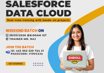 Salesforce Data Cloud Weekend Batch – Enroll Now!