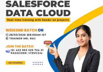 Salesforce Data Cloud Weekend Batch – Limited Seats!