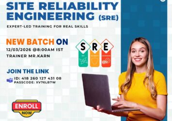 Site Reliability Engineering (SRE) Online New Batch on 12th