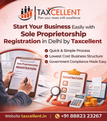 Sole Proprietorship Registration in Delhi