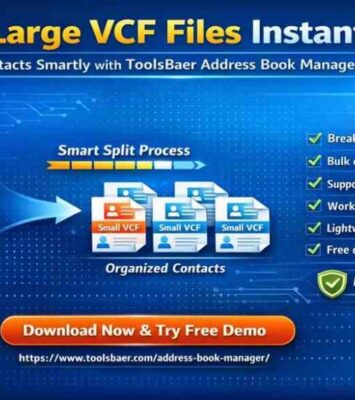 Can’t Handle Large Contact File? Split VCF Easily