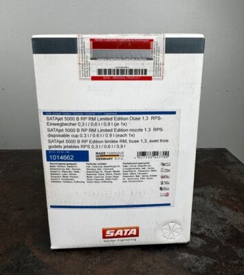 R-M SATAjet 5000 B RP 1.3 Gravity Flow Spray Gun - New / Sea