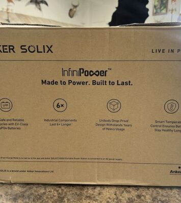 Anker SOLIX C1000X Portable Power Station 1800W Solar Genera