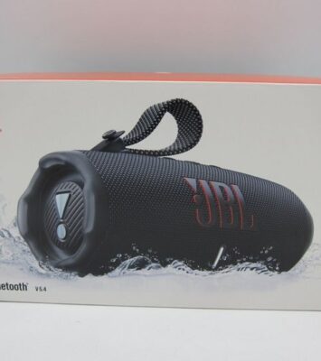 JBL Charge 6 Portable Waterproof Bluetooth Speaker Black NEW