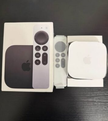 Apple TV 4K HDR 3rd Gen. 64GB Media Streamer - Black, Wi-Fi