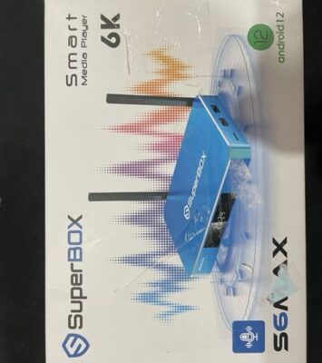 SuperBOX S6MAX Android 12 6K Media Player 64GB Wi-Fi 6 H.265